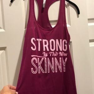 Strong is the new skinny Tank medium
